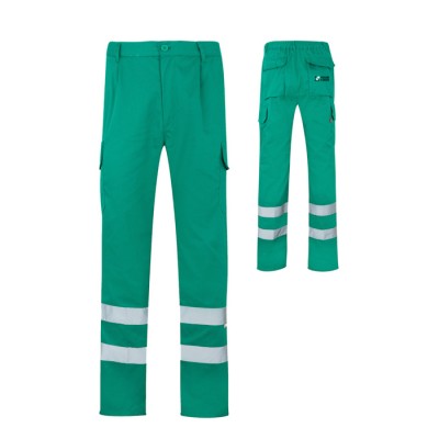 Pantalón laboral de sarga en algodón y poliéster 200 g/m2 