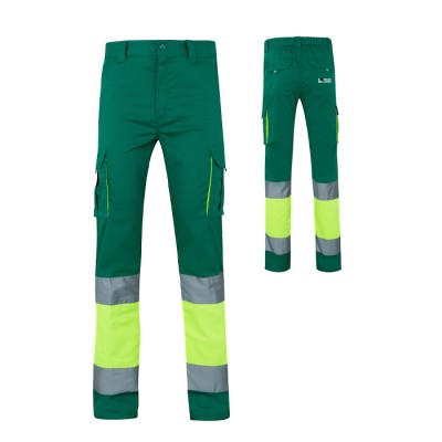Pantalón de trabajo en algodón y poliéster visible 240 g/m2 