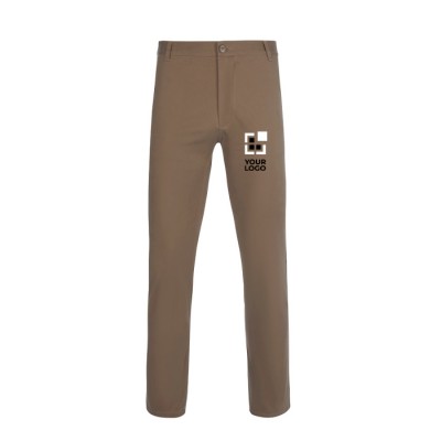 Pantalón tipo chino unisex elástico en algodón y elastano 260 g/m2 