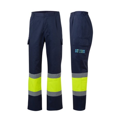 Pantalón de trabajo unisex de algodón y poliéster 190 g/m2 