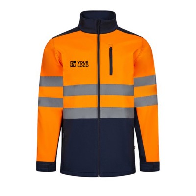 Chaqueta softshell con forro polar en poliéster y elastano 280 g/m2 