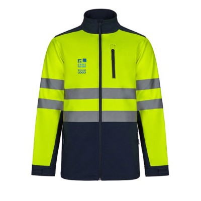 Chaqueta polar softshell extra grande de poliéster y elastano 280 g/m2 