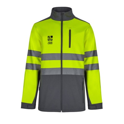 Chaqueta laboral softshell extra grande con forro polar 280 g/m2 
