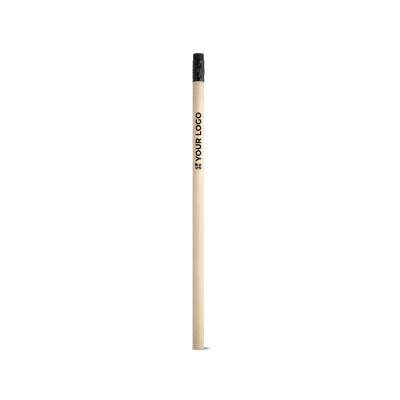 Lápiz personalizado de madera natural