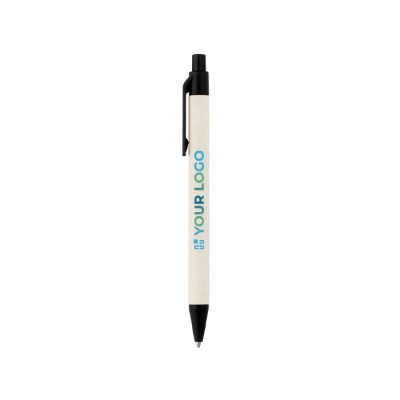 Bolígrafo de aluminio reciclado de cartones de leche tinta azul