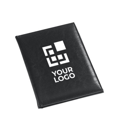 Porta cuentas personalizado para restaurantes color negro con logo