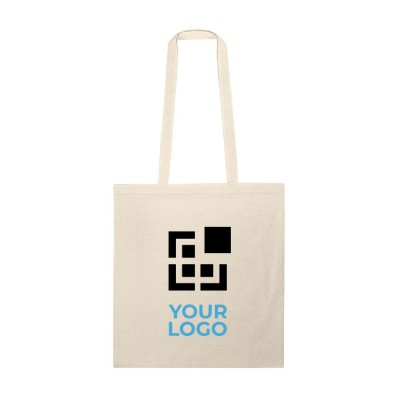 Bolsa de algodón personalizada de asas largas 100 g/m2 Eco Long vista principal