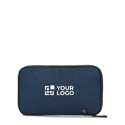 Bolsa organizadora en poliéster reciclado para accesorios tech