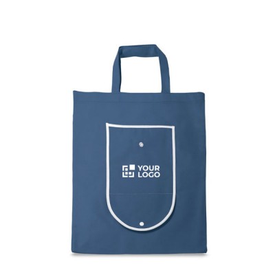 Bolsa plegable de non-woven con asas para el transporte 80 g/m2