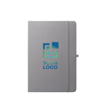 Libreta de 100% RPET y esquinas redondeadas A5 hojas a rayas