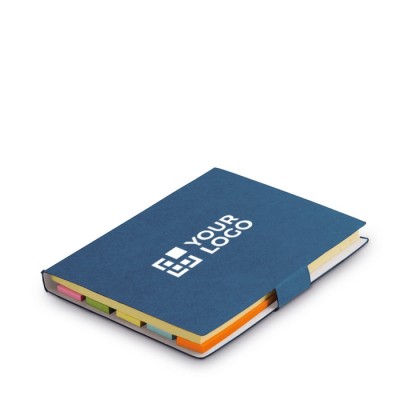 Libreta con adhesivos para publicidad vista principal