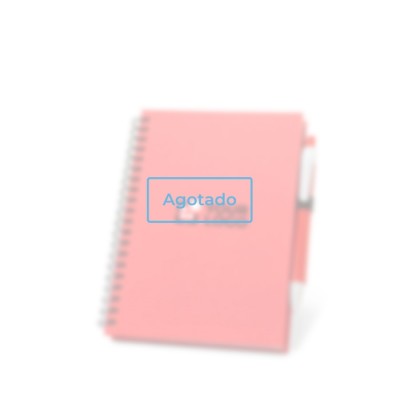 Libreta de anillas con papel reciclado y boli vista principal - Agotado