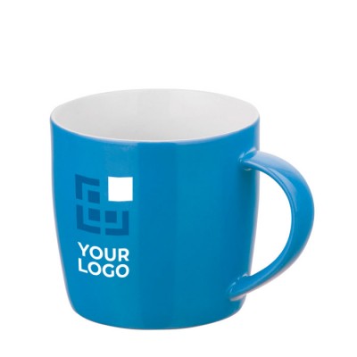 Taza original para tu empresa 370ml color azul