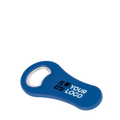 Abridor personalizado con imán color negro