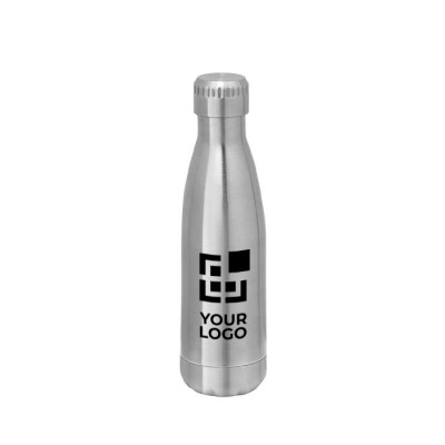 Botellas termo personalizadas color titanio