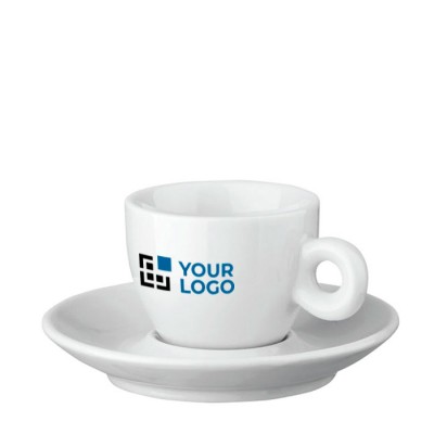 Tazas café personalizadas porcelana color blanco
