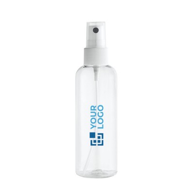 Bote rellenable personalizado función spray vista principal