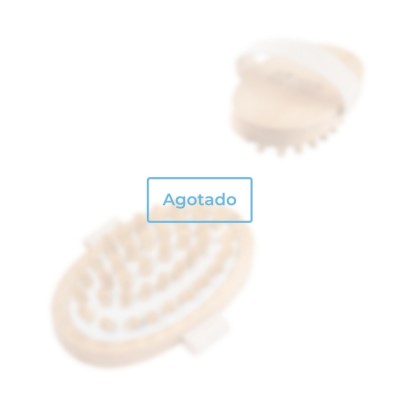 Cepillo de ducha de madera anticelulítico para masajes con asa vista principal - Agotado