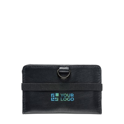 Cartera con bloqueo RFID para llevar 10 tarjetas y monedas