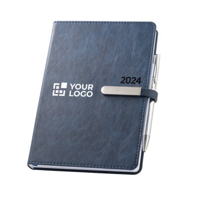 Agendas con logotipo azul