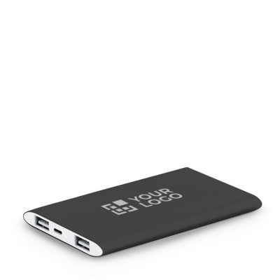 Powerbank portátil de aluminio con linterna LED 7.200 mAh