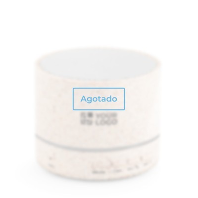 Altavoz portátil de fibra de paja con bluetooth y potencia de 3W vista principal -  Agotado