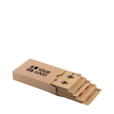 Baraja de 54 cartas clásicas de papel kraft con certificado FSC™