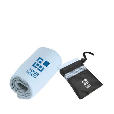 Toalla de microfibra rectangular con bolsa vista principal
