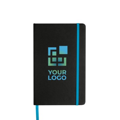 Libreta de cuero sintético con tapa marcable a láser A5 hojas lisas