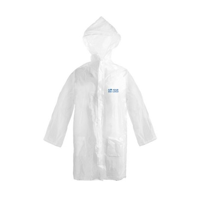 Impermeable transparente para niños con funda y gorro incluidos