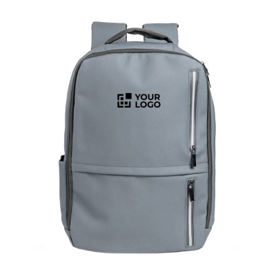 Mochila soft con detalles reflectantes y asa para trolley 15.6" Mochila soft con detalles reflectantes y asa para trolley 15.6"