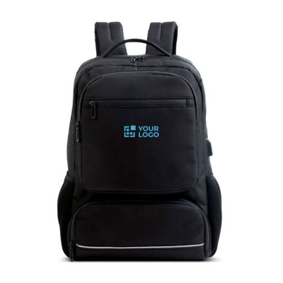 Mochila para PC con bolsa térmica y cable de carga 15,6"
