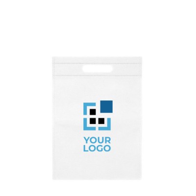 Bolsa pequeña de non-woven de colores con asa hueca 80 g/m2 vista principal