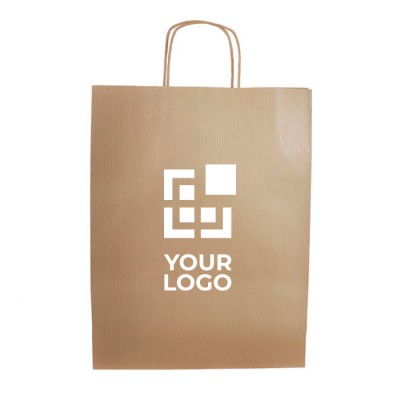 Bolsa para regalos hecha de papel kraft muy resistente 100 g/m2 vista principal