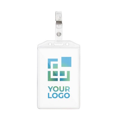 Identificador ideal para enganchar en el bolsillo 7.5x12cm