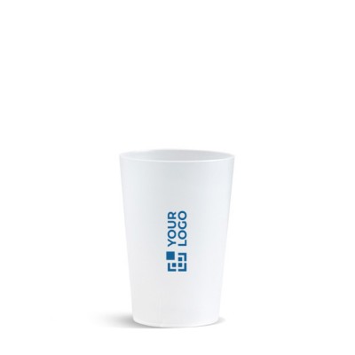 Vaso reutilizable de plástico hecho en Europa con capacidad 200ml
