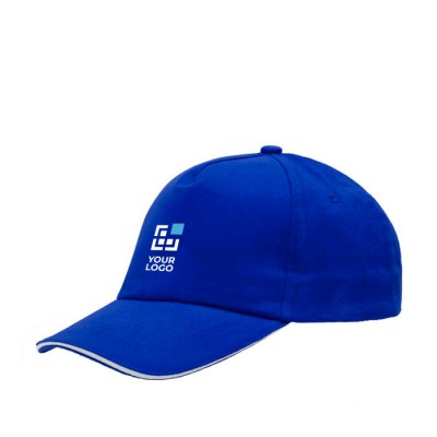 Gorra de sarga de algodón con cierre de metal ajustable 160 g/m2
