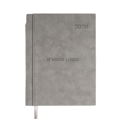 Agenda diaria en español y portugués con funda de tacto de ante A5 Agenda diaria en español y portugués con funda de tacto de ante A5