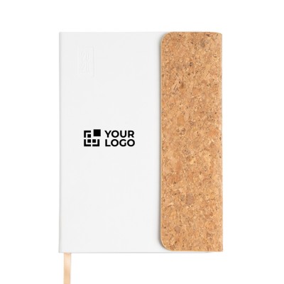 Agenda diaria en español y portugués con solapa de corcho A5 Agenda diaria en español y portugués con solapa de corcho A5