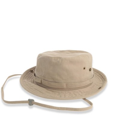 Gorra de algodón reciclado y orgánico con cordón 260 g/m2 color caqui vista de impresión