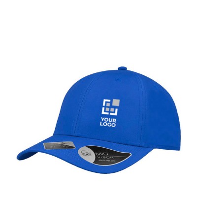 Gorra hecha de botellas de plástico con visera curvada 115 g/m2