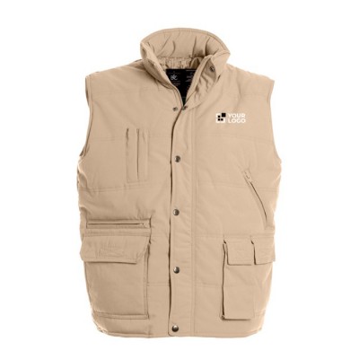 Chaleco de explorador de poliéster térmico e impermeable 285 g/m2 B&C 