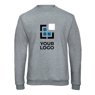 Sudadera de algodón y poliéster con cuello caja 270 g/m2 B&C 