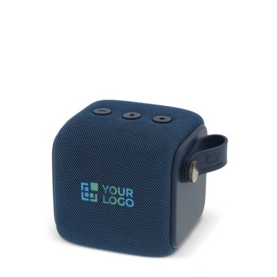 Altavoz portátil de forma de cubo resistente al agua Fresh 'n Rebel color gris oscuro