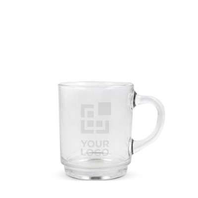 Taza de cristal resistente al calor para el té con capacidad de 260ml