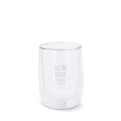 Vaso de cristal para el café de doble pared con capacidad de 320ml