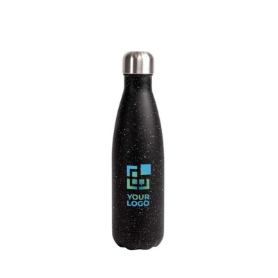 Botella de acero de doble pared con diseño de efecto splash 500ml