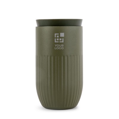 Vaso térmico de acero inoxidable con tapa de botón 320 ml