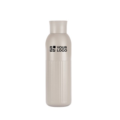 Botella térmica de acero reciclado con un tapón de presión 500ml Botella térmica de acero reciclado con un tapón de presión 500ml