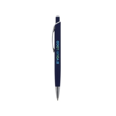 Bolígrafo de aluminio con acabado soft-touch de colores